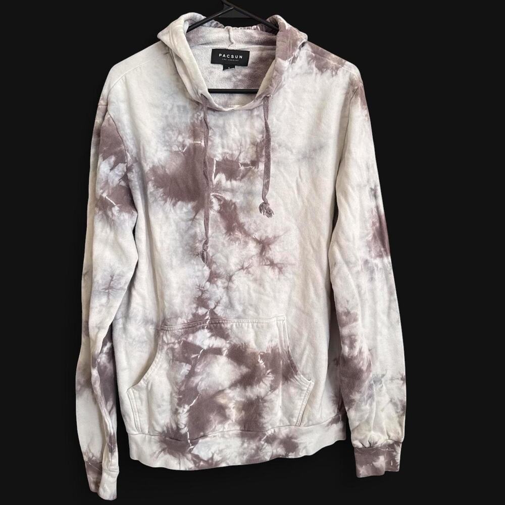 Pacsun gray tie dye hoodie tiedye